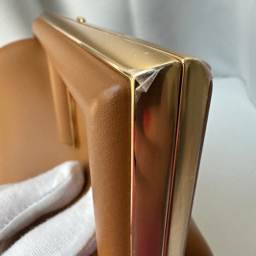 Fendi First Medium Camel Nappa Leather Bag Gold Hardware NWT - Picture 9 of 16